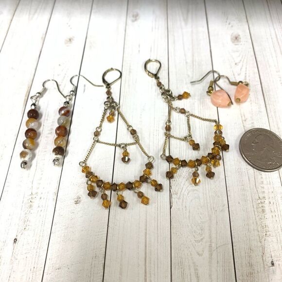 Dangle Chandelier Earring Bundle Lot - Picture 1 of 4